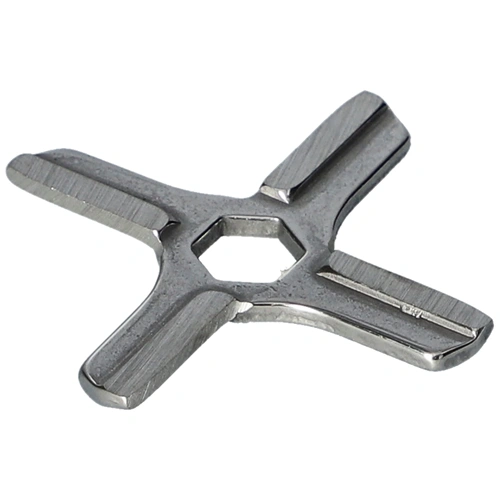 Kés (6 szögletű lyuk, 4 élű) (utángyártott) MOULINEX HV húsdaráló