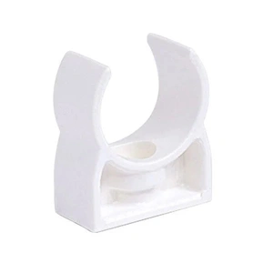 Kondenzvíz cső rögzítő bilincs, fehér, 20mm, (VECAMCO) klíma