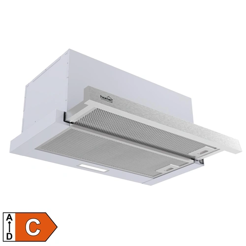 Konyhai páraelszívó TWISTER, 2 sebességfokozat, légszállítás: 440 m3/h, 105 W, HOME KPE 6044S / RENDELÉSRE