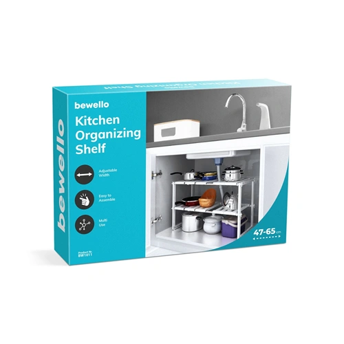 Konyhai rendszerező polc - állítható szélességgel, Bewello