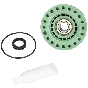 Középrész (csapágy), bal, hajtás ellenoldali, V-gyűrűs (eredeti) ELECTROLUX EWT1012,1016 mosógép