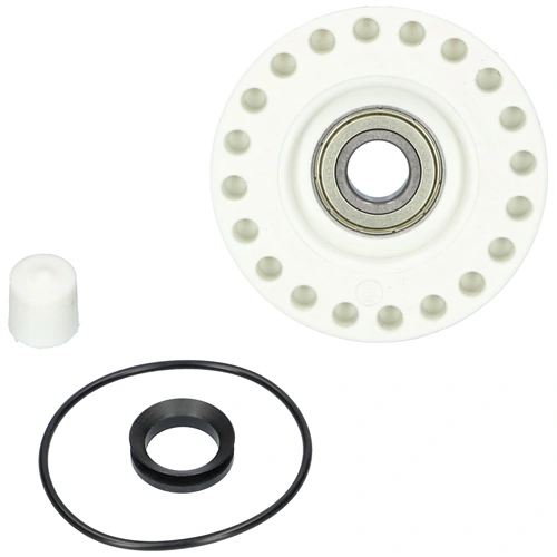 Középrész (csapágy), bal, hajtás ellenoldali, V-gyűrűs, jobb menetes (utángyártott) ELECTROLUX EWT1012,1016 mosógép