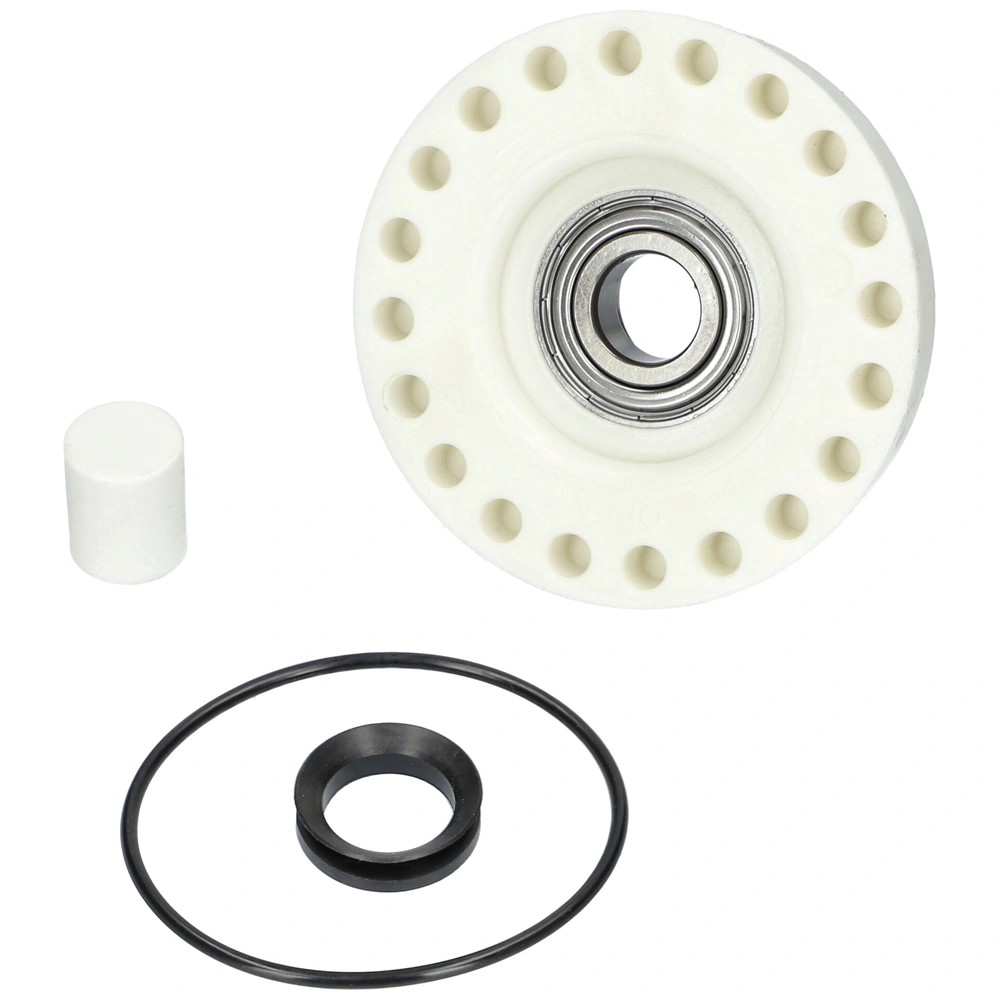 Középrész (csapágy), jobb, hajtás oldali, V-gyűrűs, bal menetes (utángyártott) ELECTROLUX EWT1012,1016 mosógép