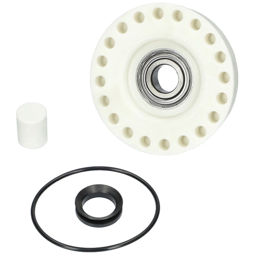 Középrész (csapágy), jobb, hajtás oldali, V-gyűrűs, bal menetes (utángyártott) ELECTROLUX EWT1012,1016 mosógép