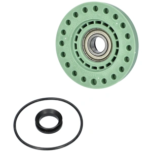 Középrész (csapágy), jobb, hajtás oldali, V-gyűrűs (eredeti) ELECTROLUX EWT1012,1016 mosógép