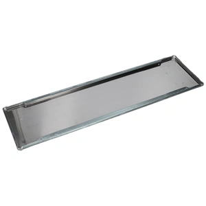 Külső burkolat 137x493 mm (sütőajtó alatti fiókhoz) INDESIT pl:K344GS/EU tűzhely / RENDELÉSRE (csúszka=FBE525)