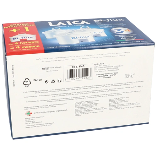 LAICA Kancsóhoz Bi-Flux szűrő 3db +1db ajándék