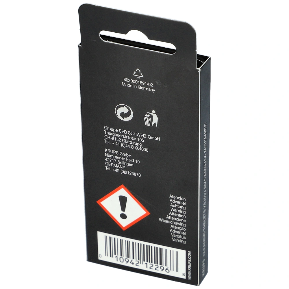 Lepedékoldó, zsírtalanító tabletta kávéfőzőhöz (KRUPS) 10db/csomag