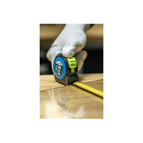 Mérőszalag, mágneses, 2 fékezőgomb, MID tanúsítvány, 5 m x 19  mm, HÖGERT HT4M410