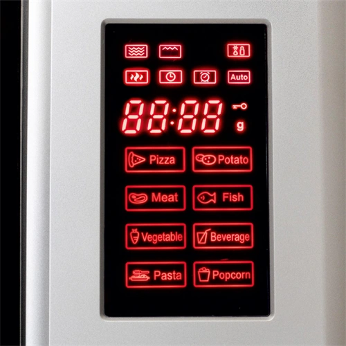 Mikrohullámú sütő grill funckióval 800W, 23 literes, gyerekzár, szürke, HOME HG MH 23 GR / RENDELÉSRE