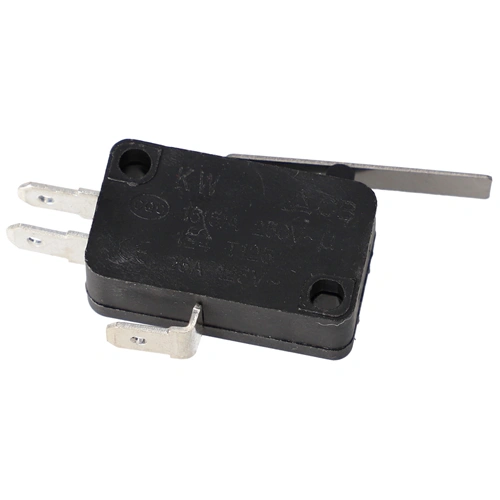 Mikrokapcsoló 3 lábú 4,7mm 16A, nyomókapcsolóval