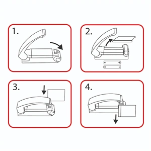 Mini kézi fóliahegesztő, elemes