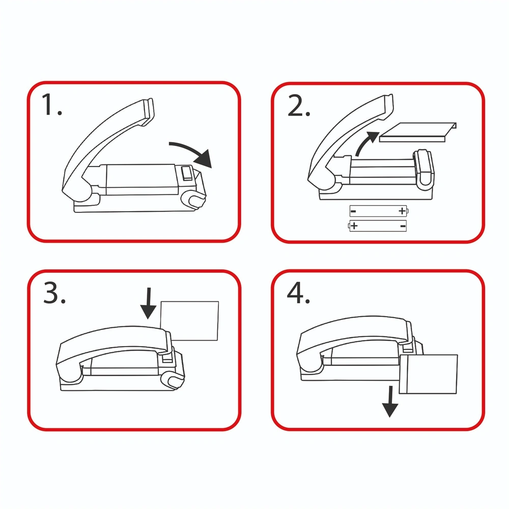 Mini kézi fóliahegesztő, elemes