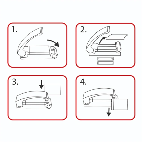 Mini kézi fóliahegesztő, elemes