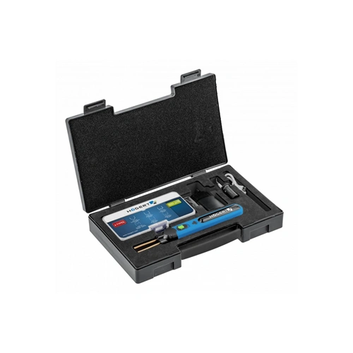 Műanyag forrasztógép készlet, akkumulátoros, 4V, 2000 mAh, 550 °C, 300 db kapocs, USB, HÖGERT HT2C081