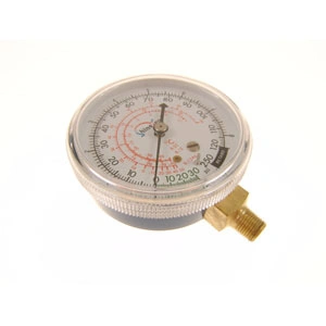 Nyomásmérő,kisnyomású /MAX.:0.3mPa/ 1/8 coll NPT (R600a) 80mm/RENDELÉSRE