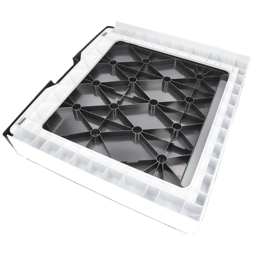 Összeépítő keret (fekete) HAIER szárítógép, mosógép / RENDELÉSRE