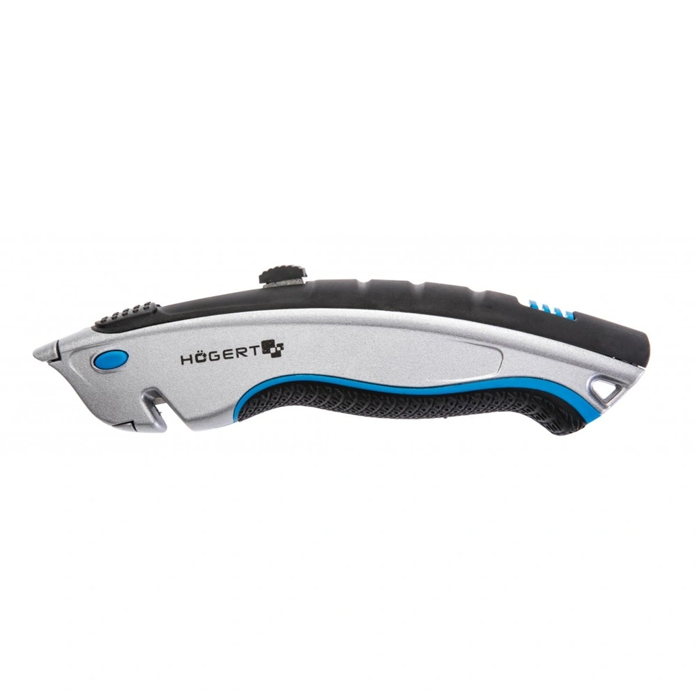 PVC vágókés trapéz pengés, automatikus penge behúzás, 3 db pengével , HÖGERT HT4C622