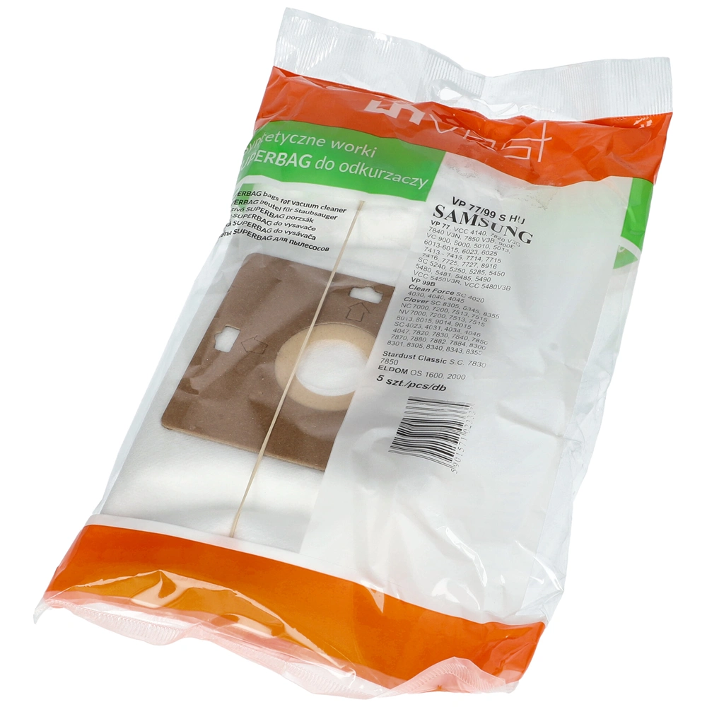 Porzsák, mikroszálas 5db-os W17 (univerzális) SAMSUNG porszívó