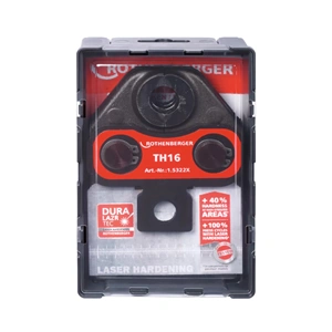 Préspofa, TH 16 mm,  (ROMAX 3000, 4000 és AC-ECO gépekhez), ROTHENBERGER 015322X / RENDELÉSRE