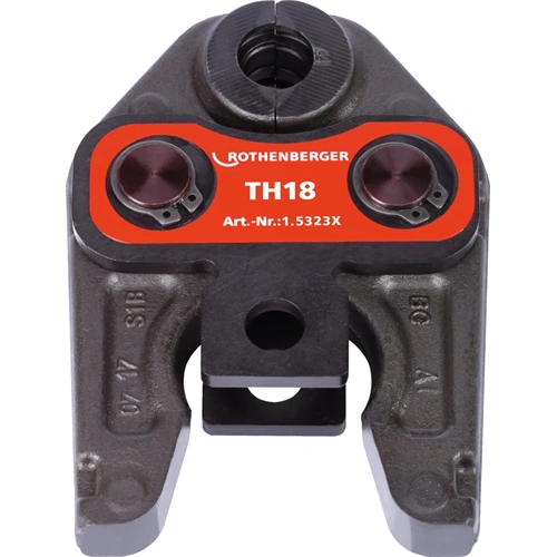 Préspofa, TH 18 mm,  (ROMAX 3000, 4000 és AC-ECO gépekhez), ROTHENBERGER 015323X / RENDELÉSRE