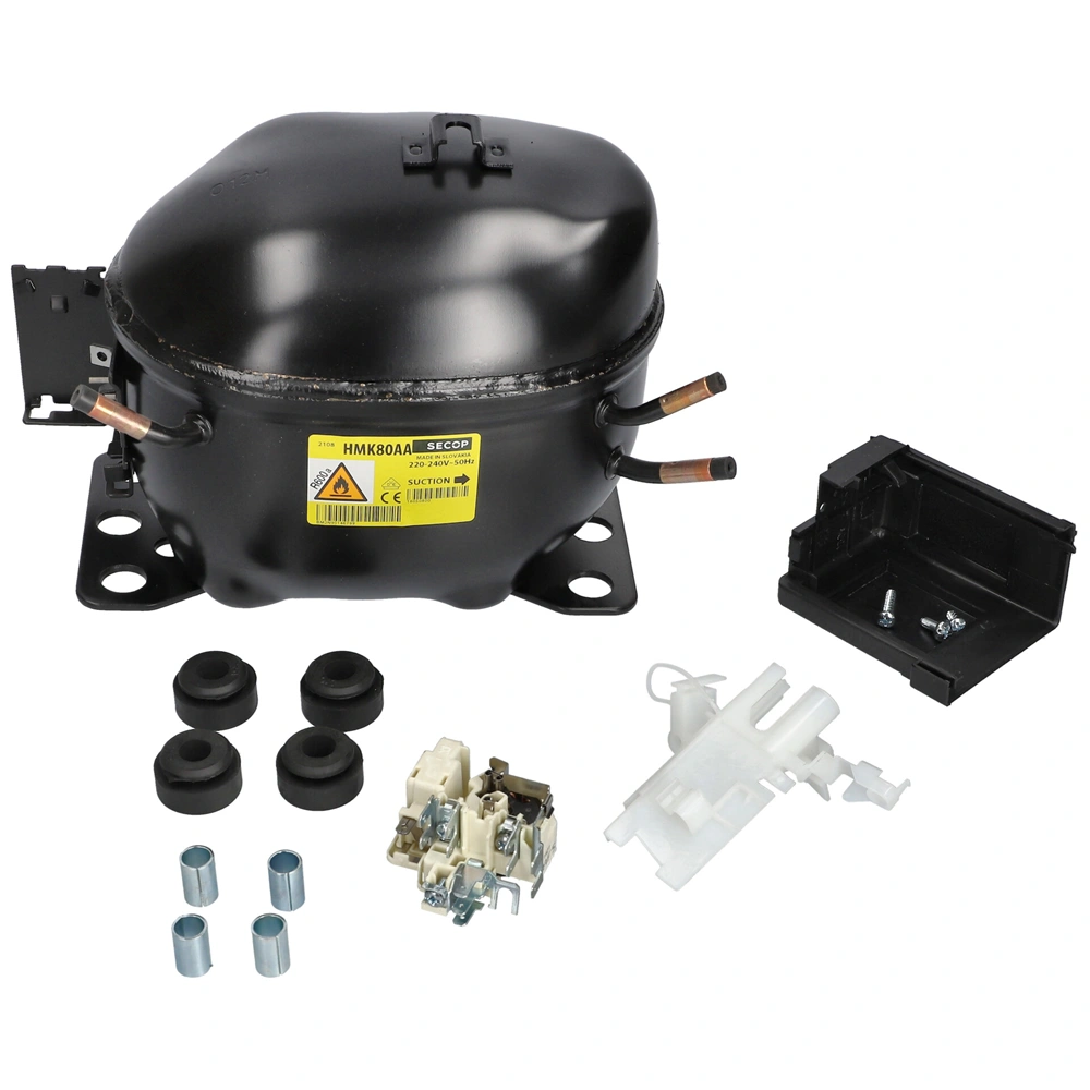 R600a Kompresszor, relével (SECOP, HMK80AA) hűtőgép