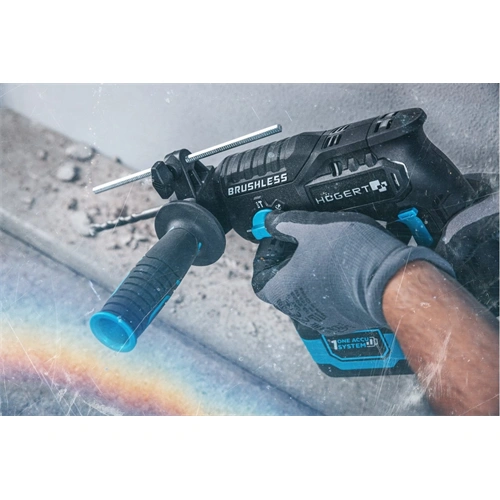 SDS+ fúrószár készlet, profi minőség, BX4, 4 élű, tégla, beton, kő, kerámia, vasbeton, 7 db, HÖGERT HT6D371