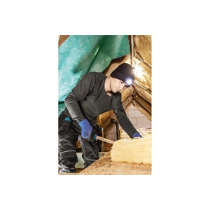 Sapka LED világítással, USB töltés, 150 lm, téli, fekete , HÖGERT HT5K486