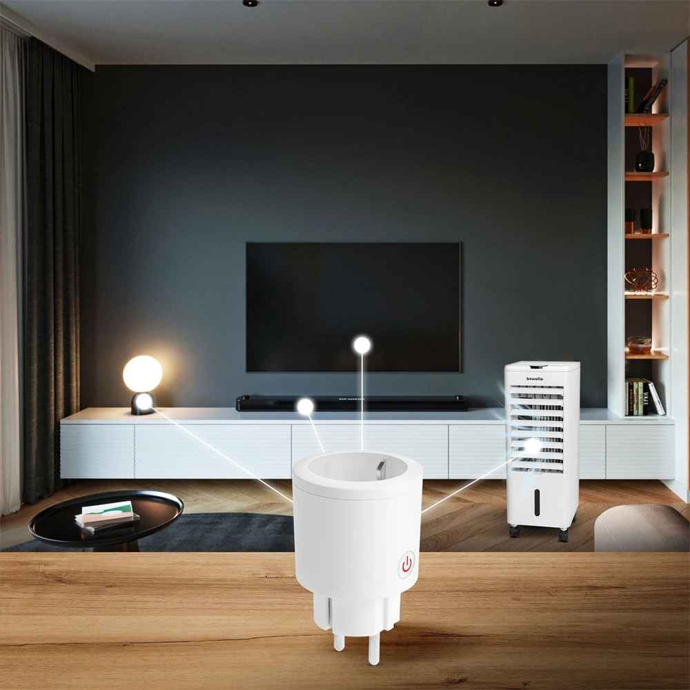 Smart konnektor fogyasztásmérővel, beltéri - Amazon Alexa, Google Home, Siri, IFTTT kompatibilitás