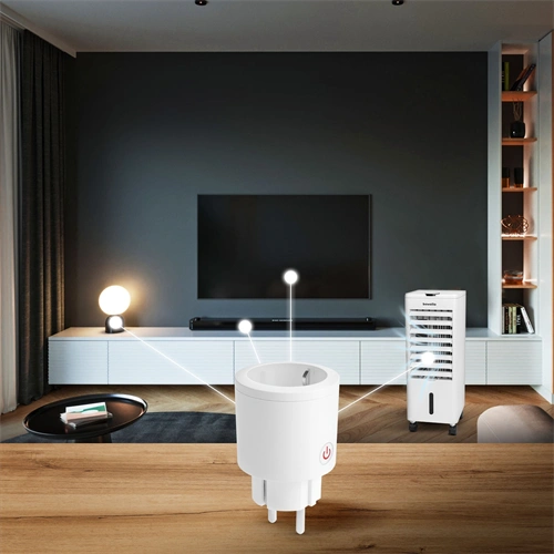 Smart konnektor fogyasztásmérővel, beltéri - Amazon Alexa, Google Home, Siri, IFTTT kompatibilitás