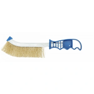 Spidkefe, drótkefe, 250mm, sárgaréz 0,3 mm, HÖGERT HT7D751