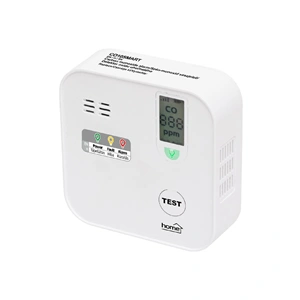 Szén-monoxid vészjelző, LCD kijelző, Tuya kompatibilis, Wi-Fi kapcsolat, HOME CO10SMART