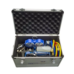 Szerszámkészlet alumínium ládában VTB-5A (R134A, R404A, R407C, R410A hűtőközegekhez) VALUE / RENDELÉSRE