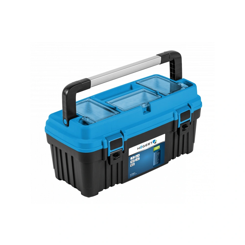 Szerszámosláda, ABS műanyag, 18", 470x256x238 mm, HÖGERT HT7G061
