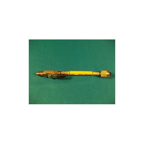 Szerviztömlő csappal 1/4Collx 1/4Coll sárga  MASTERCOOL/RENDELÉSRE