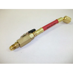 Szerviztömlő csappal 1/4 x 1/4 piros  MASTERCOOL/RENDELÉSRE