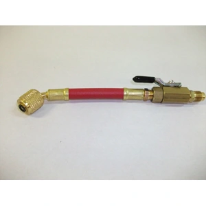 Szerviztömlő csappal 1/4 x 1/4 piros  MASTERCOOL/RENDELÉSRE