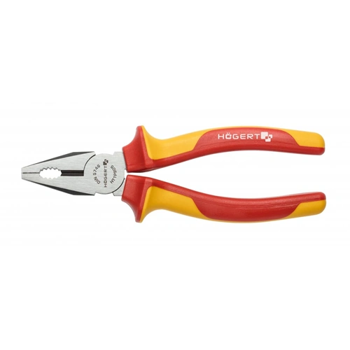 Szigetelt kombinált (egyetemes) fogó 1000V 180 mm, HÖGERT HT1P905