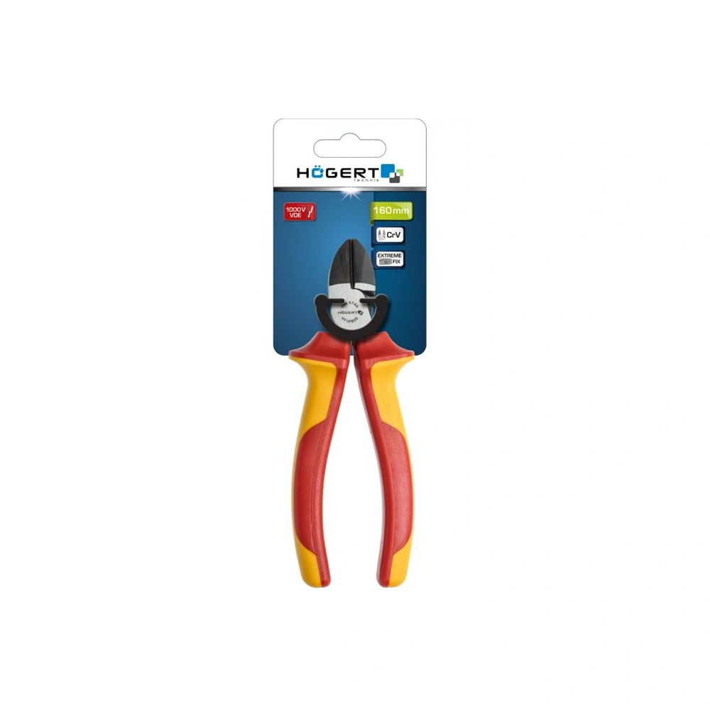 Szigetelt oldalcsípőfogó 1000V 160 mm, HÖGERT HT1P909