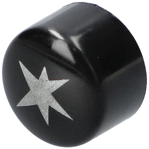 Szikragyújtó kapcsoló gomb (fekete) PELGRIM tűzhely / RENDELÉSRE