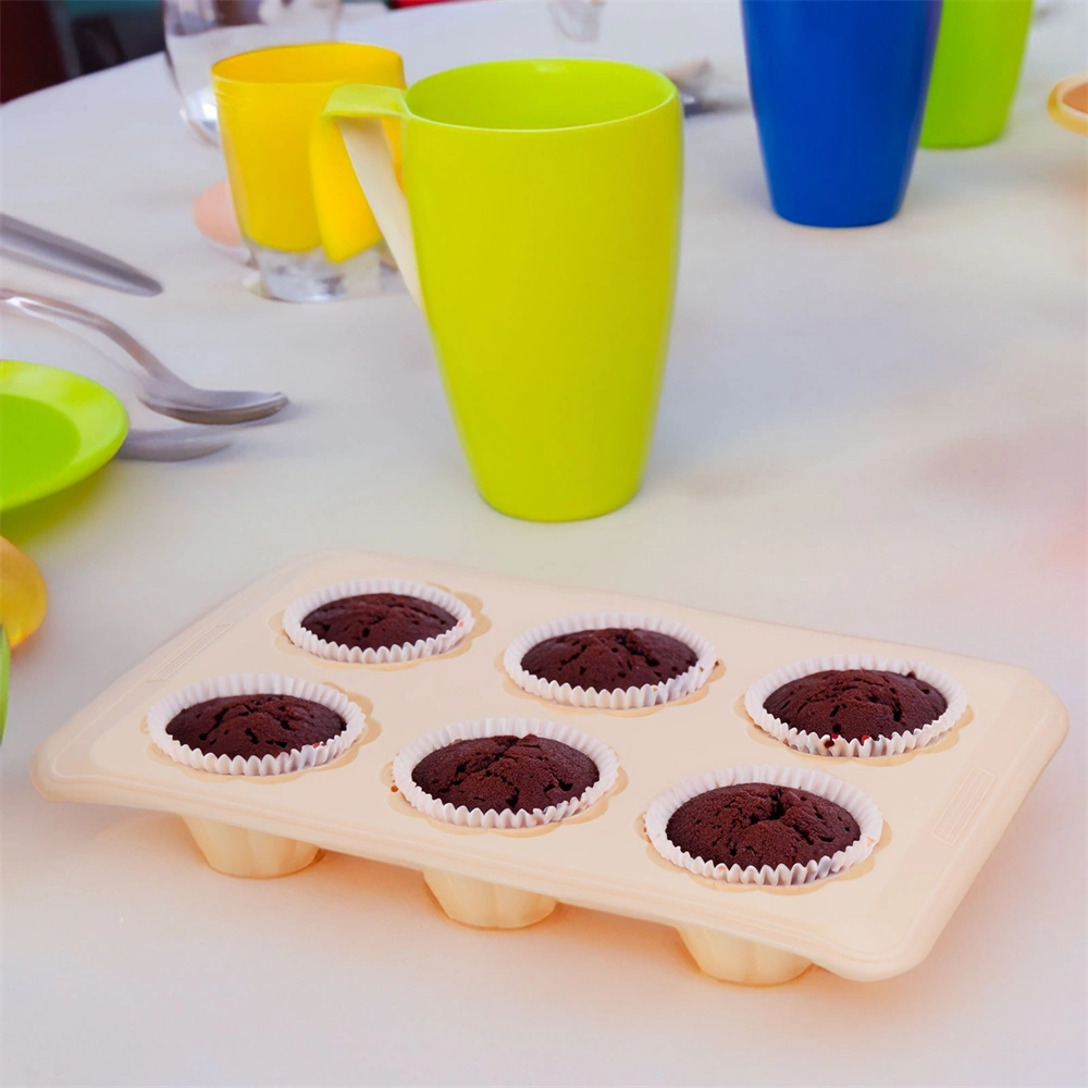 Szilikon muffin sűtőforma, 30x19x4,1 cm, Bewello