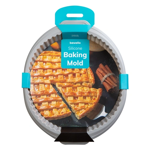 Szilikon torta sűtőforma, 29x26x3,8 cm, Bewello
