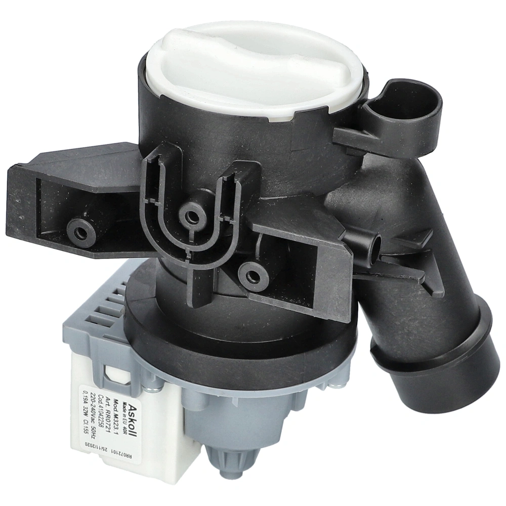 Szivattyú + szűrőház (eredeti) ASKOLL CANDY mosógép