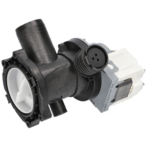 Szivattyú + szűrőház ürítő (eredetivel megegyező minőség)( ASKOLL M327) WHIRLPOOL / INDESIT mosógép