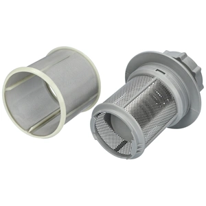 Szűrő (hengeres műanyag), (eredeti) WHIRLPOOL, BOSCH, GORENJE mosogatógép