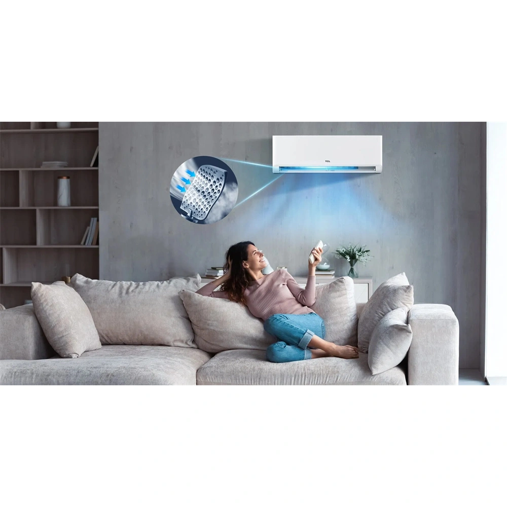 TCL BreezeIN TAC-12CHSD/TPH11IH inverter 3.4 kW hűtő-fűtő klíma szett, fehér, Csepptálca fűtés