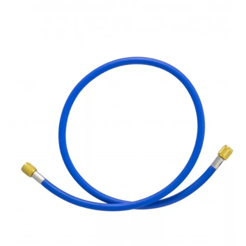 Töltőcső 1000mm kék 2 x 180° 1/4" SAE