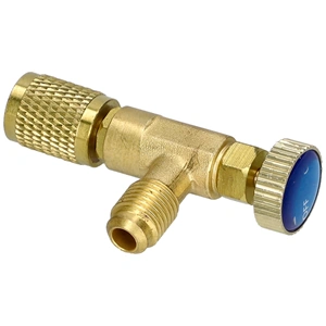 Tűszelep benyomó csap R134a 1/4"külső*1/4"belső menet 