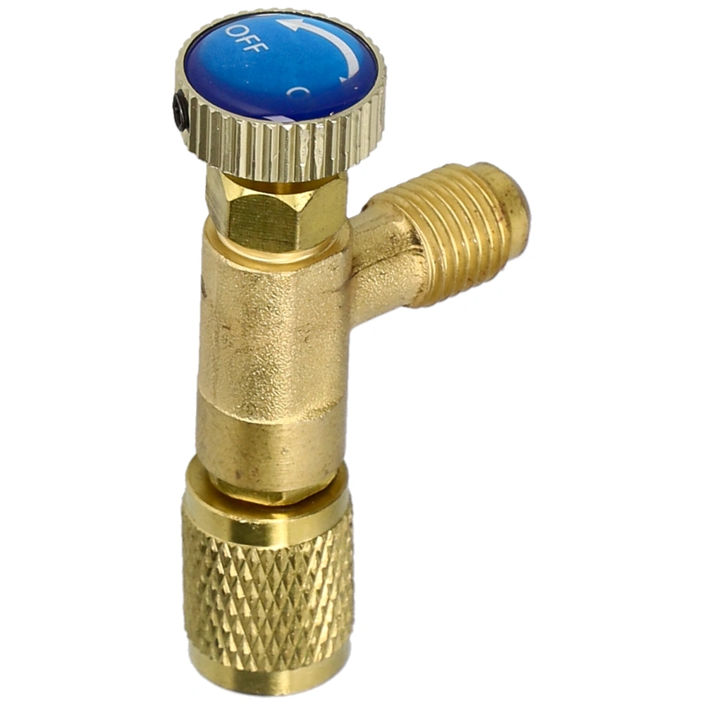 Tűszelep benyomó csap R134a 1/4"külső*1/4"belső menet 