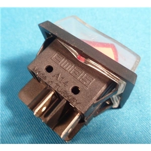 Univerzális kapcsoló takarítógéphez piros széles vízvédedett16A